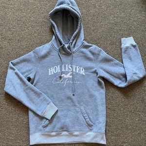 Hollister Logo Pullover Drawstring Hoodie